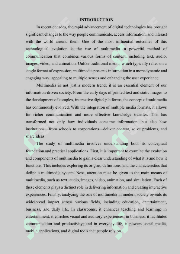 Means of Multimedia 3