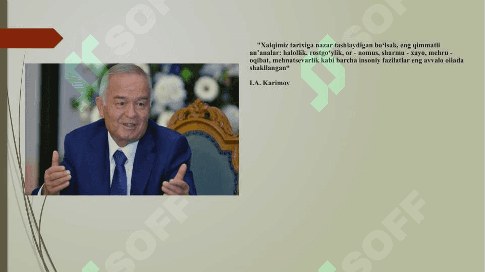 NIKOH VA OILANING AXLOQIY ASOSLARI, UNING YOSHLAR TARBIYASIDAGI O‘RNI 4
