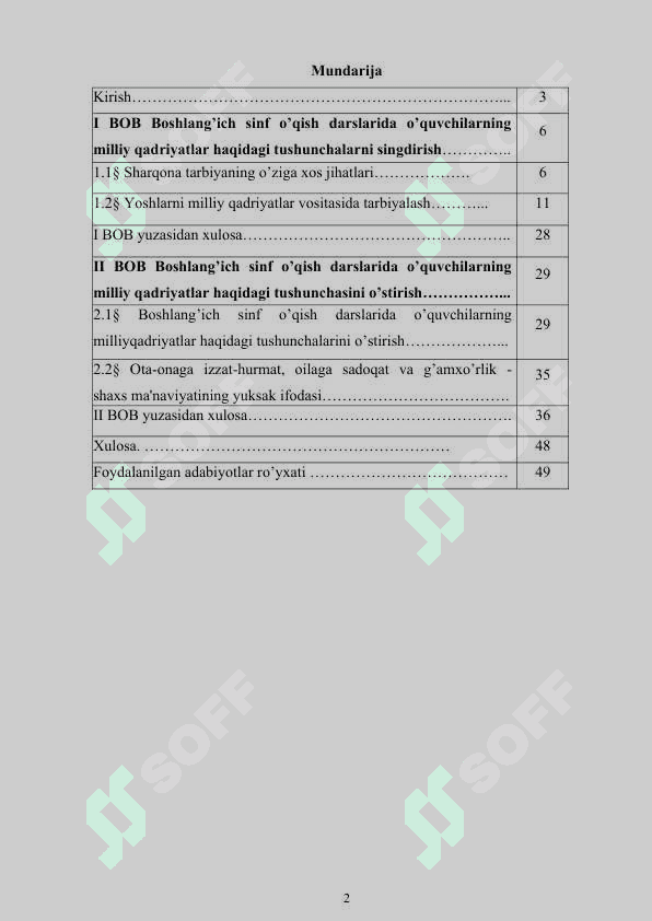 Milliy qadriyatlar va an’analar orqali o’quvchilarni tarbiyalash yo’llari 2