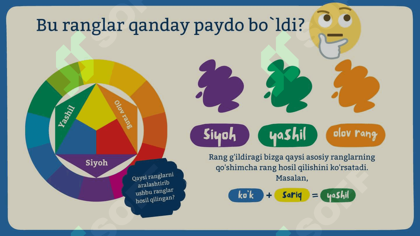 Prezintatsiya "Ranglar mo`jizasi" 5