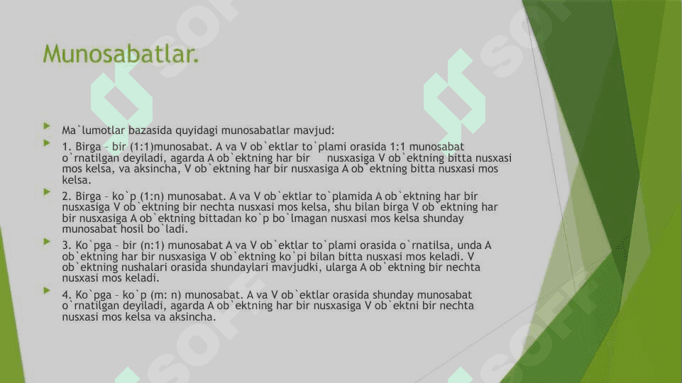 Vokzal ma'lumotlar bazasini loyihalash 3