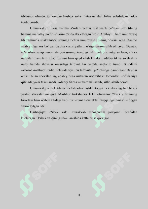 Turkman tilining morfologik xususiyati 8