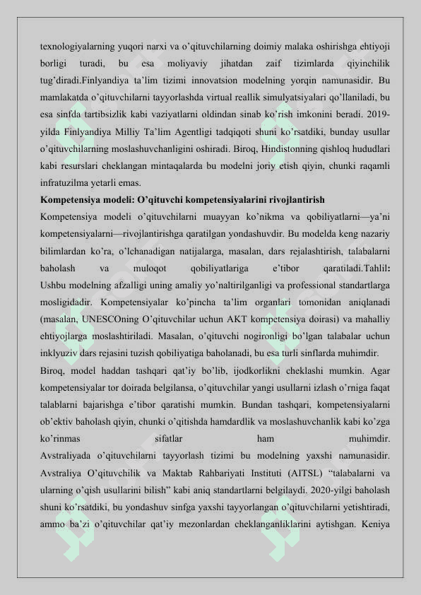 Bo‘lajak o‘qituvchilarni pedagogik faoliyatga tayyorlash modellari va taktikasi 25 8