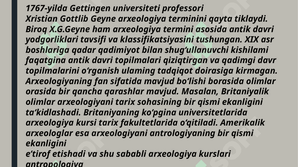 Dunyodagi asosiy arxeologiya maktablar 8