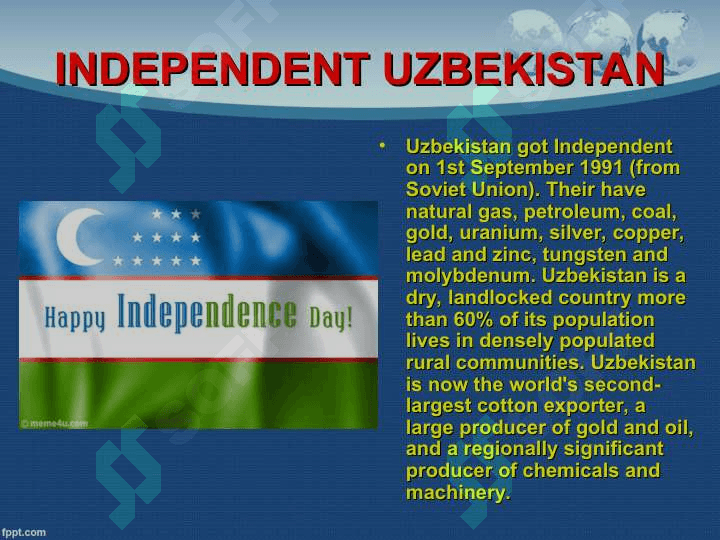 Independence day of Uzbekistan 2