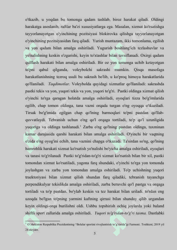 Voleybol o'yinini o'rgatishda texnik tayyorgarligini oshiruvchi mashqlar 5