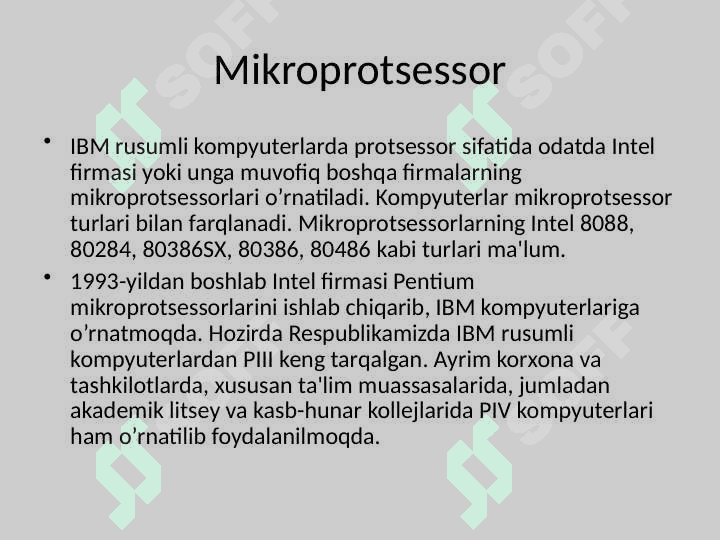 Kompyuerlarni tashkil qilishning raqamli-mantiqiy asoslari 6