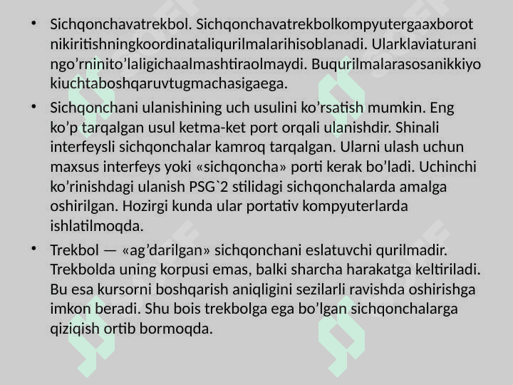 Kompyuerlarni tashkil qilishning raqamli-mantiqiy asoslari 8