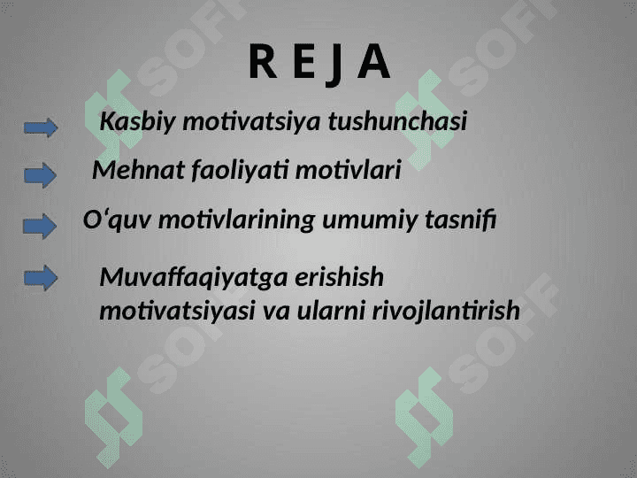 KASBIY FAOLIYAT MOTIVATSIYASI. 2