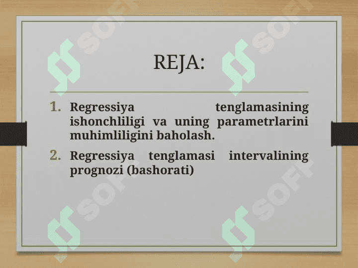 Ekonometrik modellarni baholash 2