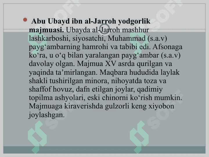 Qarshi shahridagi me’moriy yodgorliklar 2