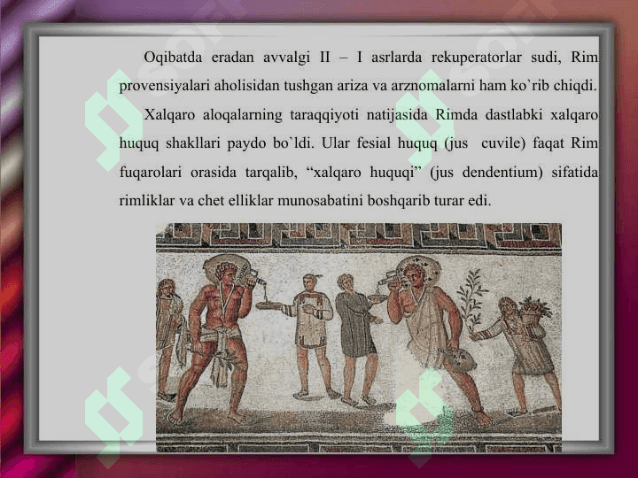 Qadimgi Rimda xalqaro munosabatlar va diplomatiya 3