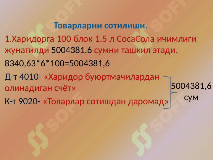 Улгуржи савдо буйича маълумот 6