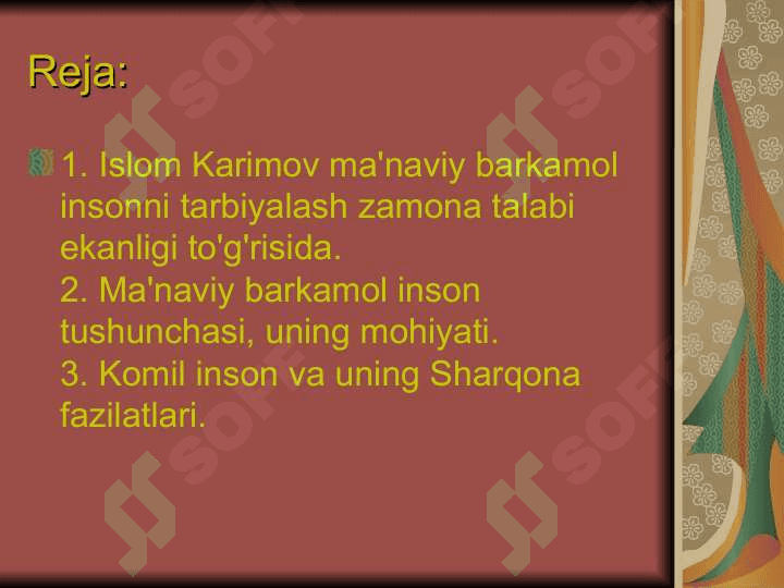 Barkamol insonning sharqona fazilatlari 2