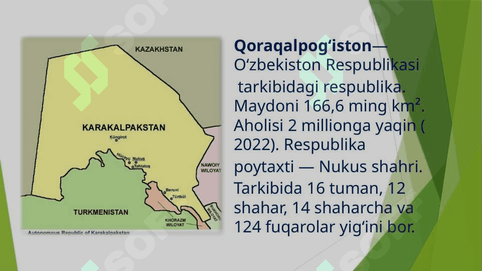 Qoraqalpog’iston Mustaqillik yillarida 3