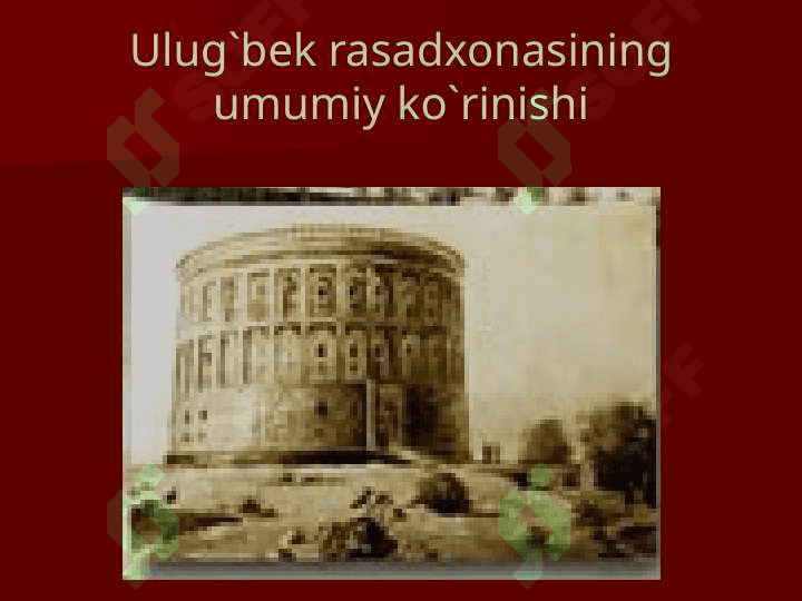 Samarqand Akademiyasi va dunyoviy fanlar rivoji 6