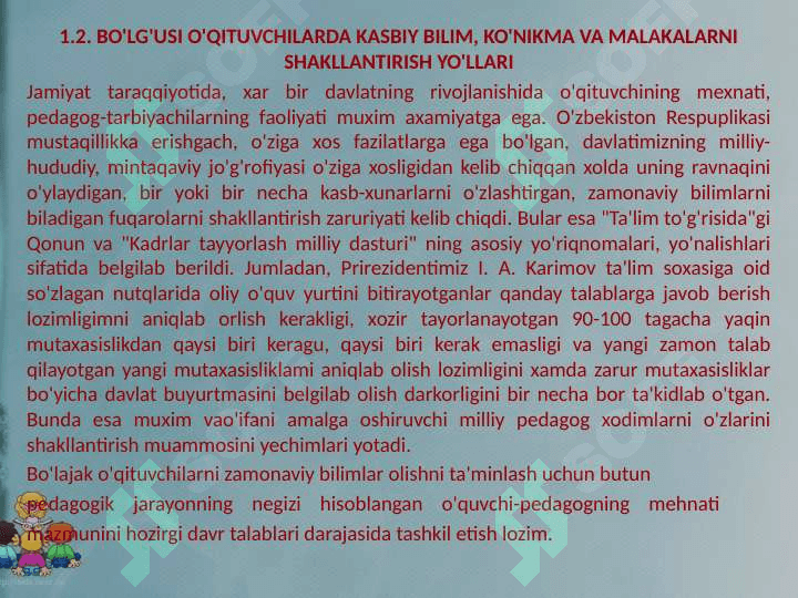 BO’lajak o’qituvchilarni kasbiy faoliyatga tayyorlashning samarali yo’llari 3
