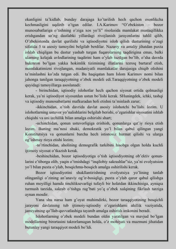 O’zbekistonda ijtimoiy sohada amalga oshirilayotgan o’zgarishlar mazmun va mohiyati 3