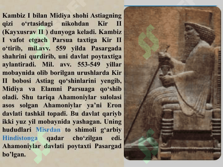O‘rta Osiyoda Ahamoniylar davrida davlat boshqaruvi 3