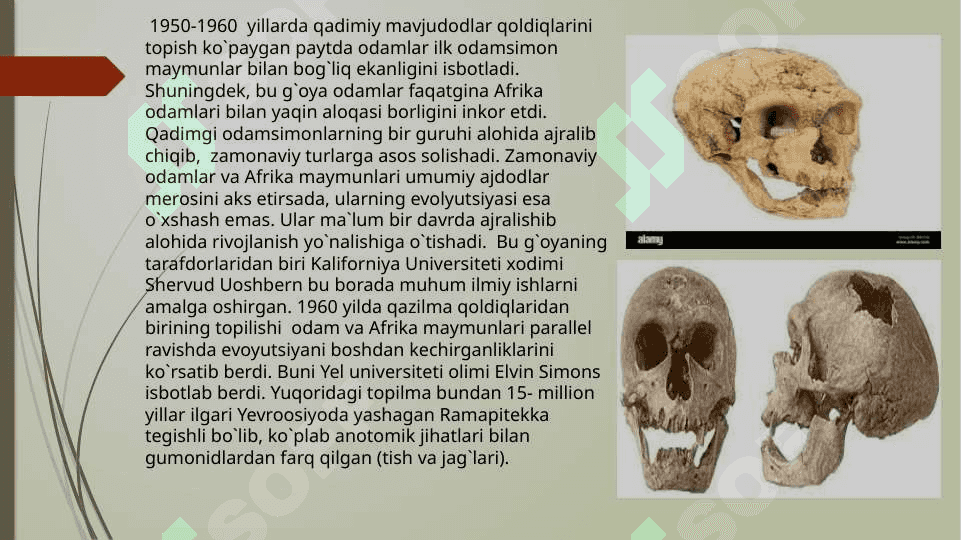 Odam evolutsiyasi borasidagi qarashlar 8