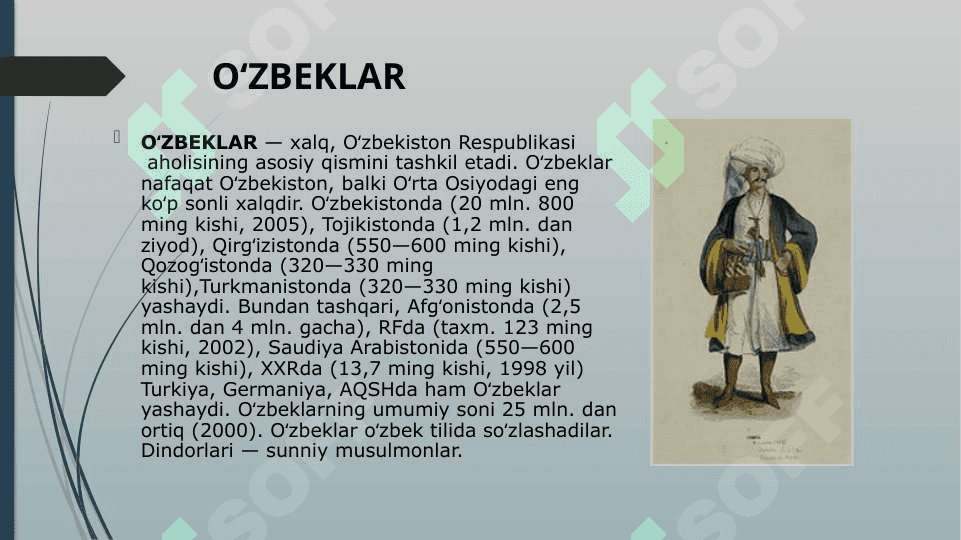 Oʻzbeklarning anʼanaviy xoʻjaligi va kiyinish madaniyati 2