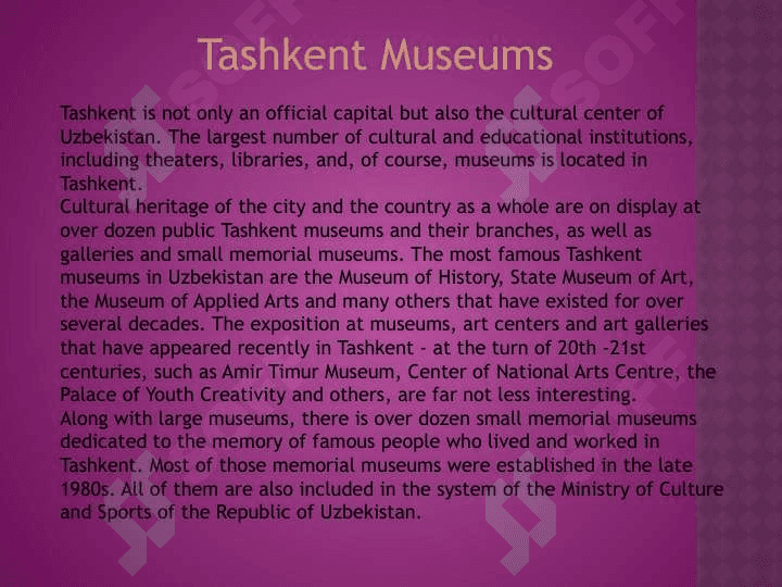 TASHKENT MUSEUMS (2) 2