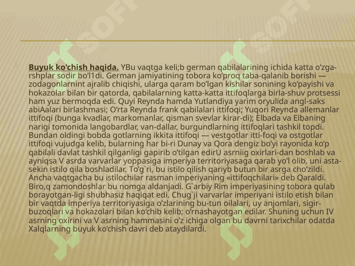 xalqlarning buyuk ko’chishi davrida sharq va g’arbning ijtimoiy tuzimi 5