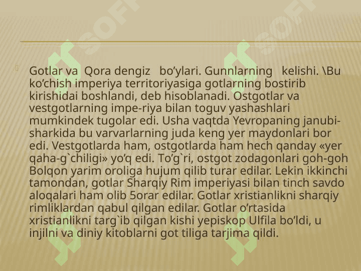 xalqlarning buyuk ko’chishi davrida sharq va g’arbning ijtimoiy tuzimi 7