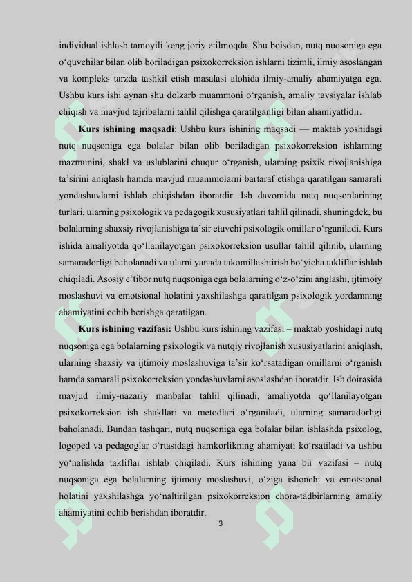 Maktab yoshidagi nutq nuqsoniga ega bolalar bilan olib boriladigon prixokorreksion ishlar 3