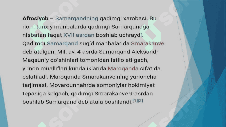 XI asrda Afrosiyob 4