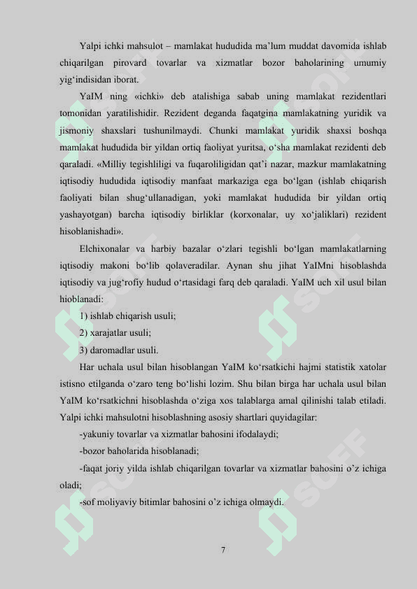 OZBEKISTON RESPUBLIKASINING YAIMNING TARKIBIDAGI OZGARISHLAR TAHLILI. 7