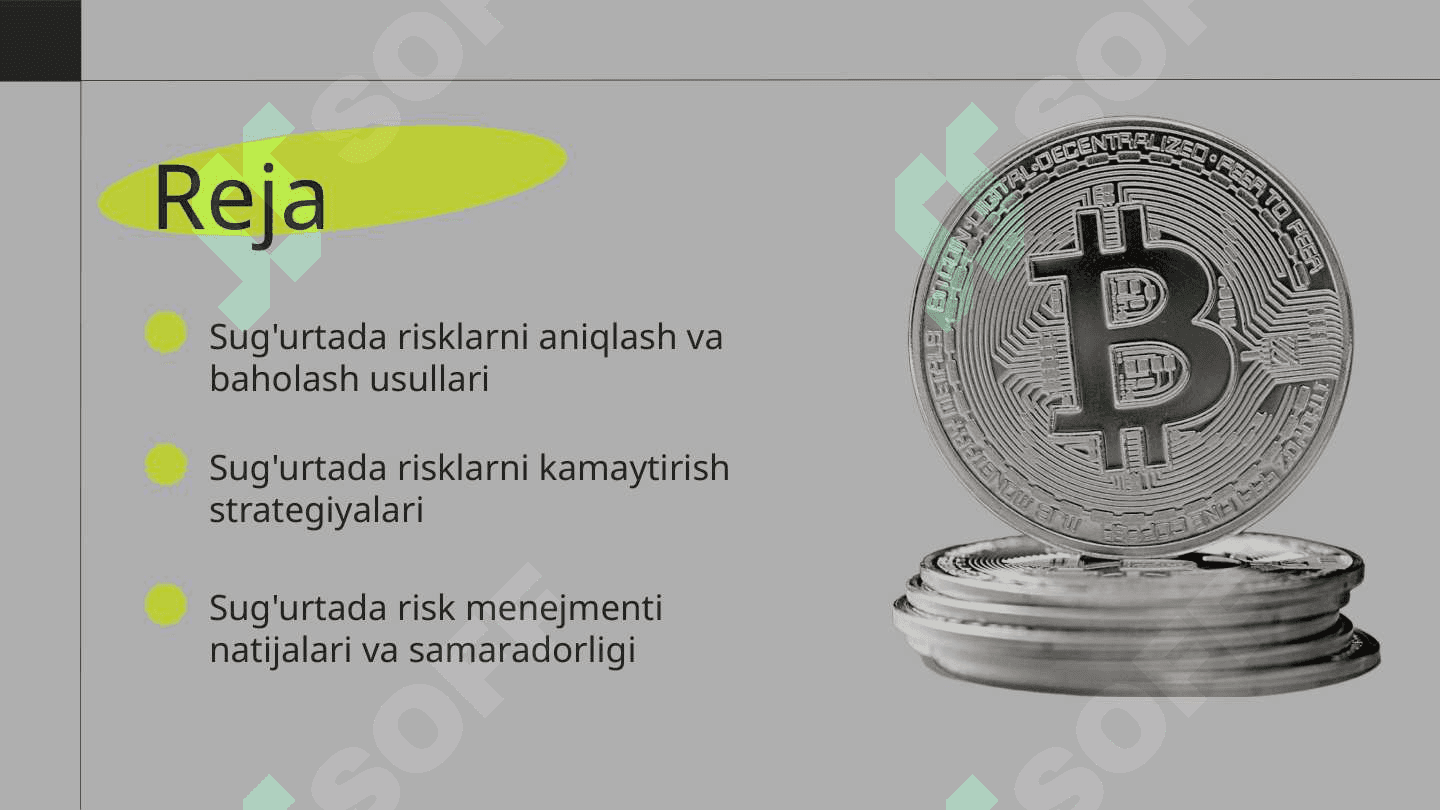 Sug'urtada risk menejmenti 2
