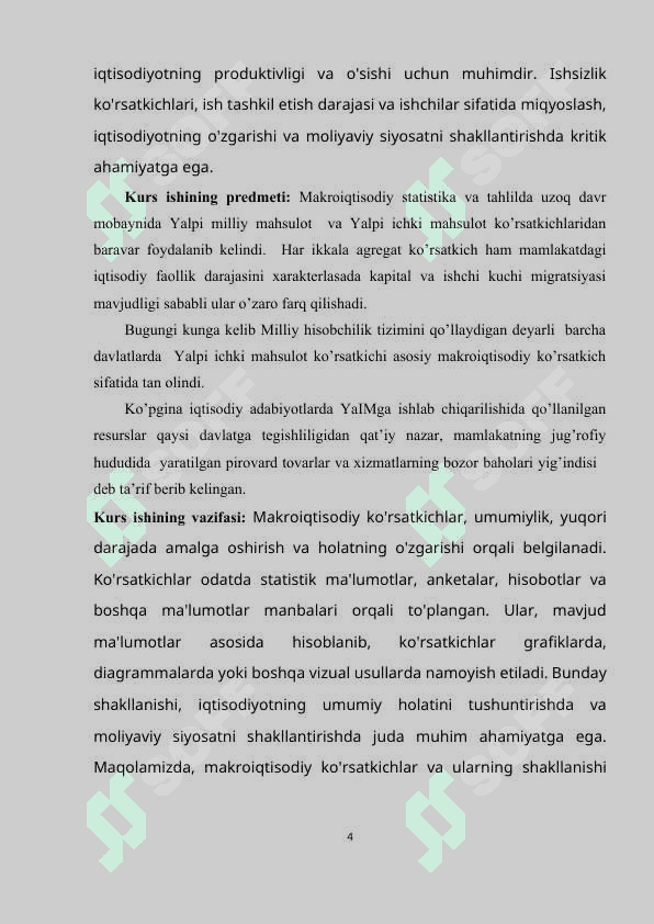 .ASOSIY MAKROIQTISODIY KO’RSATKICHLAR VA ULARNI HISOBLASH 4