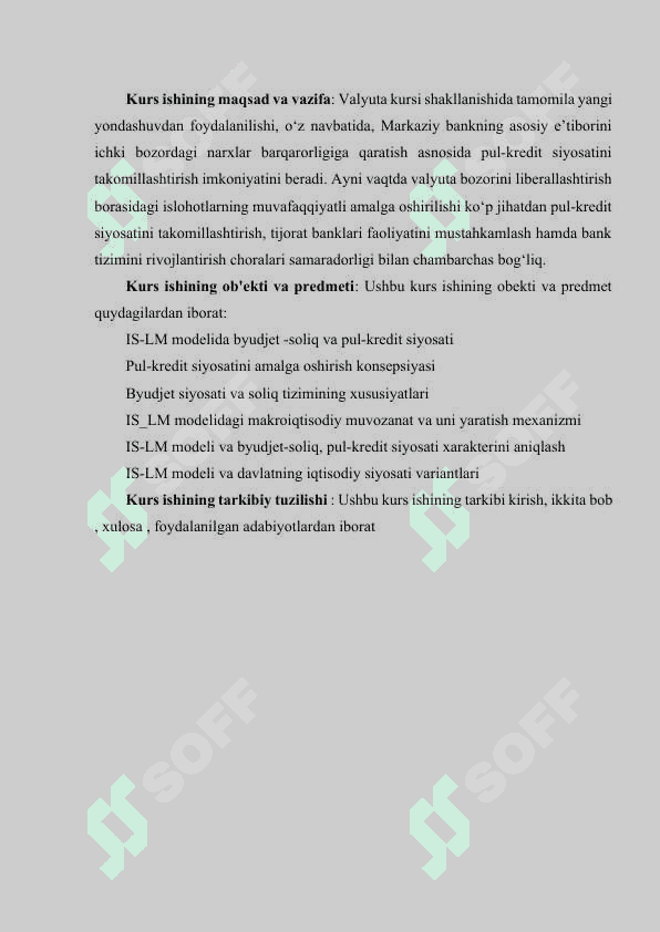 IS-LM MODELIDA BUDJET-SOLIQ VA PUL-KREDIT 3