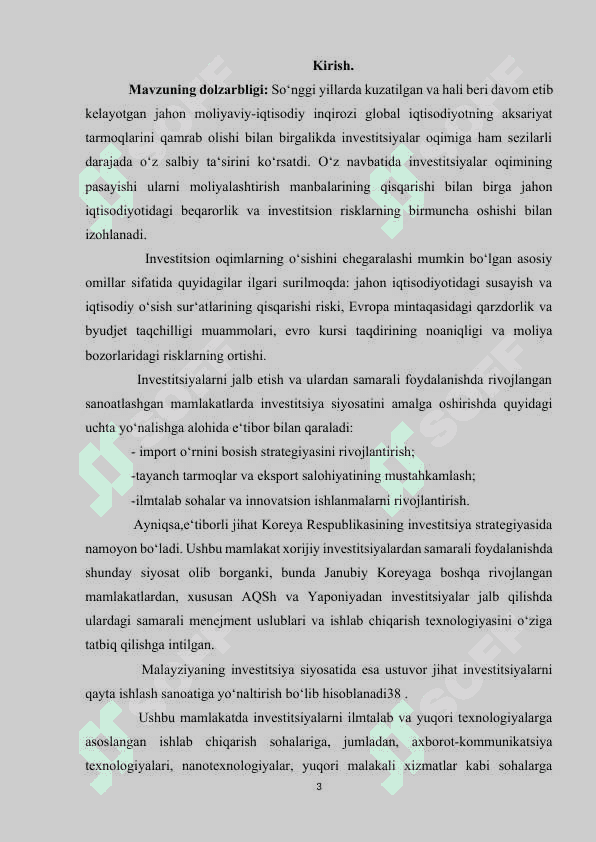 O‘ZBEKISTONNING INVESTITSIYA SIYOSATI 3