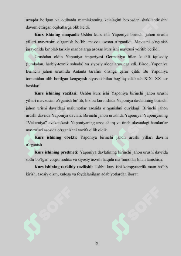 YAPONIYA BIRINCHI JAHON URUSHI YILLARIDA 3