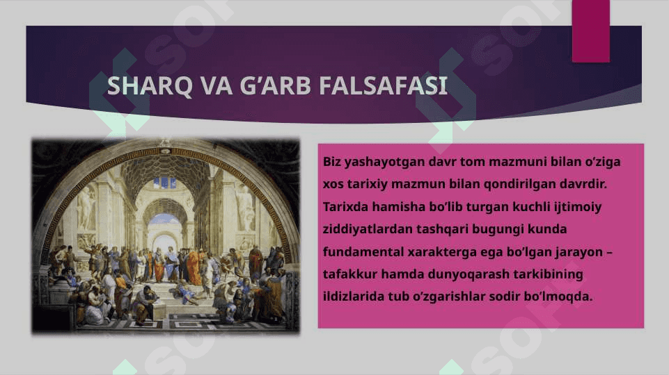 Falsafaning mohiyatiga oid Sharq  va gʻarb mutafakkirlari taʼriflarini tasniflash 3