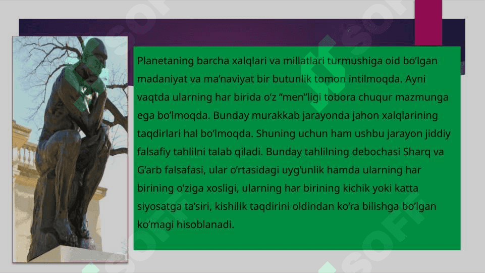 Falsafaning mohiyatiga oid Sharq  va gʻarb mutafakkirlari taʼriflarini tasniflash 4