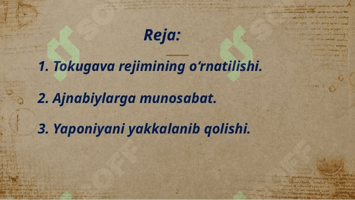 XVI-XVII asrlarda Yaponiya 2