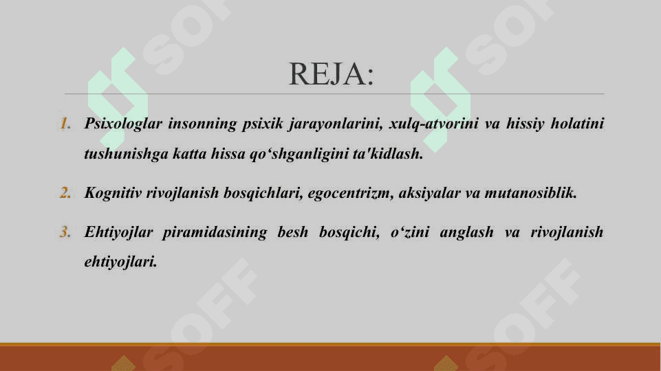 MASHHUR PSIXOLOGLARNING HAYOTI VA IJODIY YO'LI 2