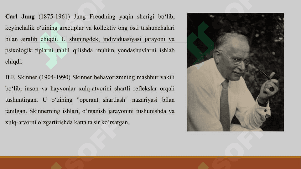 MASHHUR PSIXOLOGLARNING HAYOTI VA IJODIY YO'LI 4