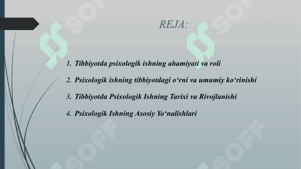 TIBBIYOT SOXASIDA PSIXOLOGIK ISH 2