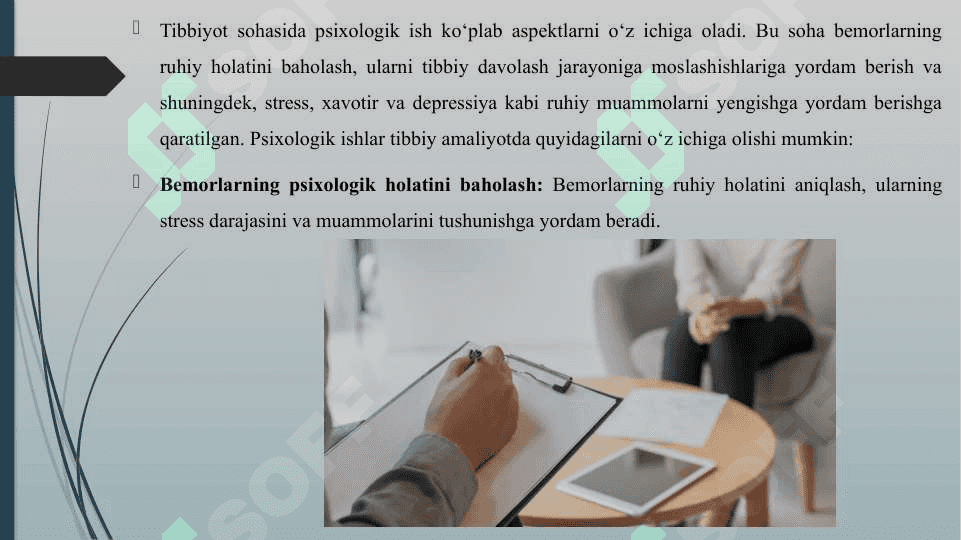 TIBBIYOT SOXASIDA PSIXOLOGIK ISH 3