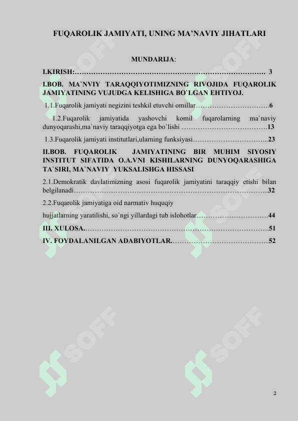 Fuqarolik jamiyati, uning ma’naviy jihatlari 2