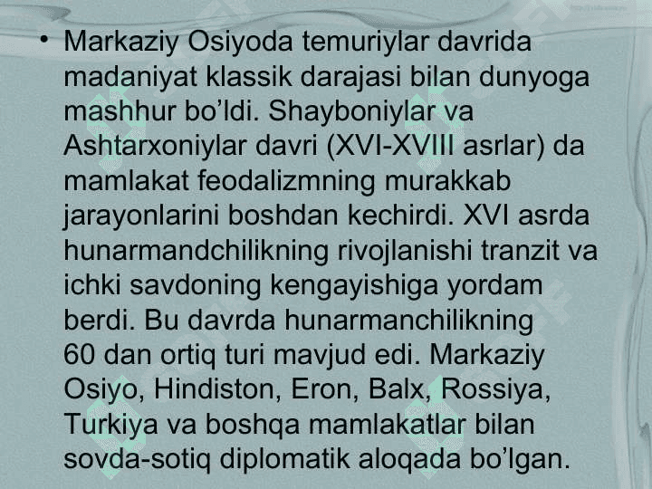 Xonliklar davrida ta’lim tarbiya va madaniyat 3