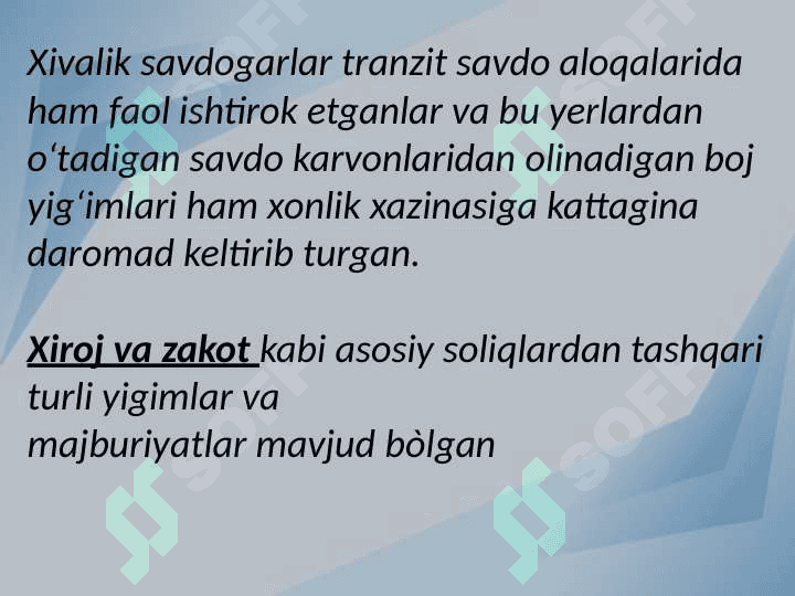 Xonliklar iqtisodi va iqtisodiy markazlar 8