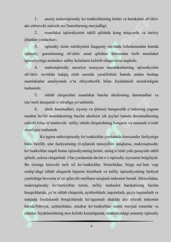 Milliy iqtisodiyot mazmuni va uning tuzilishi kurs ishi.Milliy iqtisodiyot mazmuni va uning tuzilishi 6