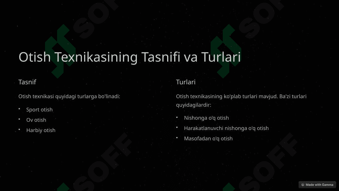Otish texnikasining asoslari 2