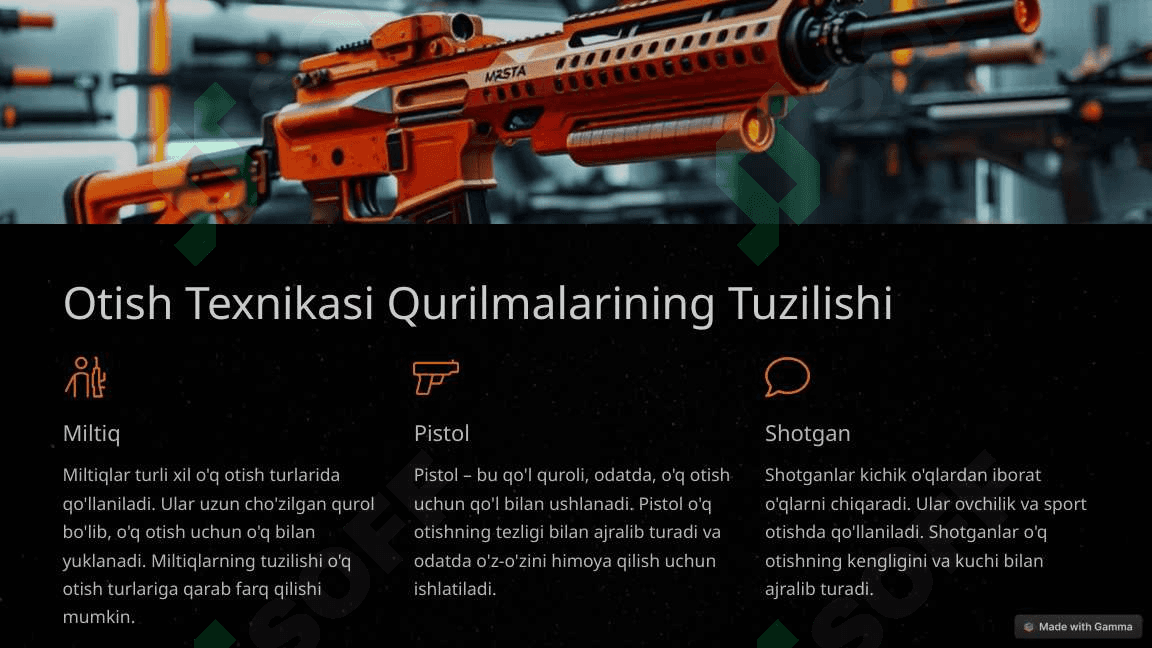 Otish texnikasining asoslari 3