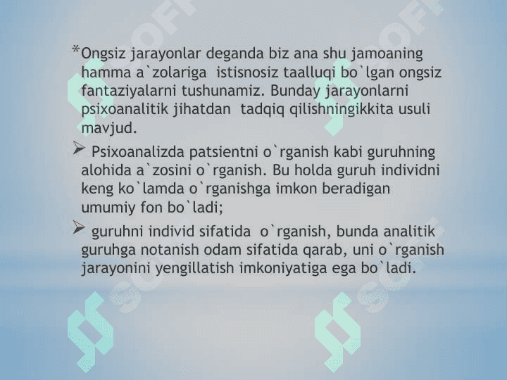 Guruhiy terapiyada metod va  nazariyalar 2